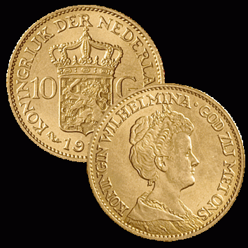 10 Gulden goud 1912